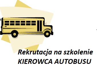 logo ogłoszenia rekrutacja bezrobotnych na szkolenie kierowcy autobusu